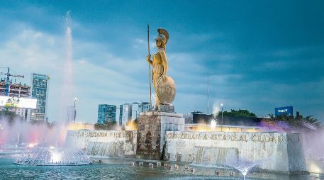 La emblemática Glorieta de La Minerva fue renovada con el objetivo de mantenerla como símbolo e ícono de la ciudad ante miles de visitantes extranjeros. EL INFORMADOR/ A. Navarro