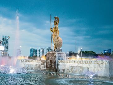 La emblemática Glorieta de La Minerva fue renovada con el objetivo de mantenerla como símbolo e ícono de la ciudad ante miles de visitantes extranjeros. EL INFORMADOR/ A. Navarro