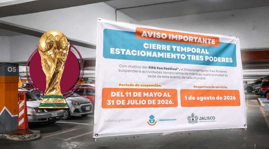 Estos estacionamientos tendrán cierres parciales a partir del día de hoy. EL INFORMADOR / ARCHIVO