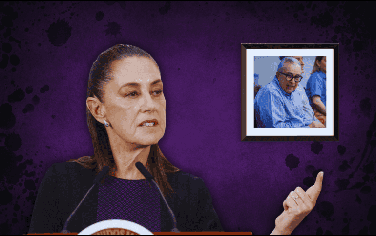 Sheinbaum acusó que alrededor del caso se ha generado una campaña de desinformación con el objetivo de crear incertidumbre. EFE / S. Gutiérrez / FACEBOOK / Rubén Rocha Moya