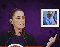 Sheinbaum acusó que alrededor del caso se ha generado una campaña de desinformación con el objetivo de crear incertidumbre. EFE / S. Gutiérrez / FACEBOOK / Rubén Rocha Moya