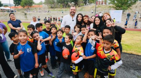 Karina Hermosillo, coordinadora de Gestión del Territorio del Gobierno de Jalisco, destacó que la inauguración de este bosque urbano se convierte en un día muy importante para Tlajomulco. ESPECIAL / GOBIERNO DE TLAJOMULCO