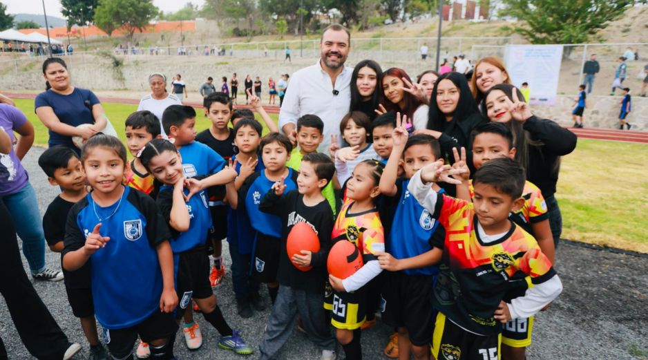 Karina Hermosillo, coordinadora de Gestión del Territorio del Gobierno de Jalisco, destacó que la inauguración de este bosque urbano se convierte en un día muy importante para Tlajomulco. ESPECIAL / GOBIERNO DE TLAJOMULCO