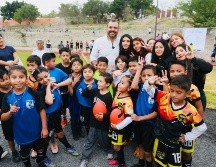 Karina Hermosillo, coordinadora de Gestión del Territorio del Gobierno de Jalisco, destacó que la inauguración de este bosque urbano se convierte en un día muy importante para Tlajomulco. ESPECIAL / GOBIERNO DE TLAJOMULCO