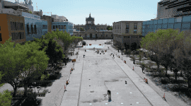 Renuevan la fuente de Plaza Tapatía