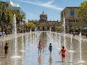 Renuevan la fuente de la Plaza Tapatía; preserva la vista del Hospicio Cabañas
