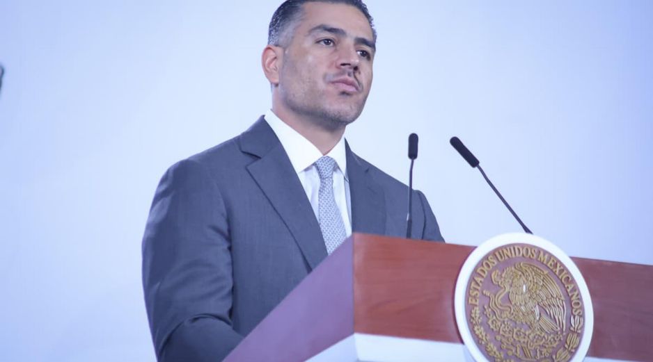 García Harfuch explicó que estos resultados son producto de los trabajos de inteligencia, investigación y coordinación entre el Gabinete de Seguridad y las autoridades de las 32 entidades federativas. SUN/ L. Camacho