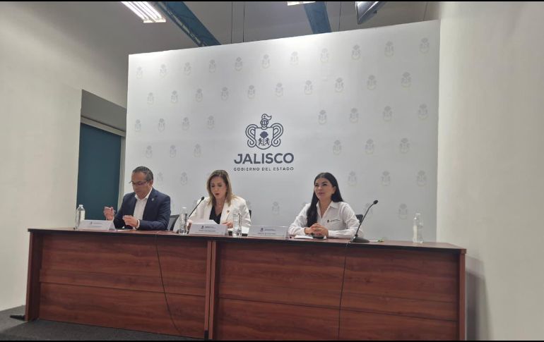 En la rueda de prensa también estuvo presente Sagrario Guzmán Ureña, subsecretaria de Acceso de las Mujeres a una Vida Libre de Violencia. EL INFORMADOR / J. VELAZCO