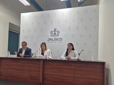 En la rueda de prensa también estuvo presente Sagrario Guzmán Ureña, subsecretaria de Acceso de las Mujeres a una Vida Libre de Violencia. EL INFORMADOR / J. VELAZCO