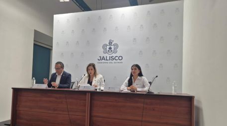 En la rueda de prensa también estuvo presente Sagrario Guzmán Ureña, subsecretaria de Acceso de las Mujeres a una Vida Libre de Violencia. EL INFORMADOR / J. VELAZCO