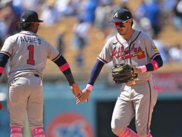 Atlanta ha destacado por su poder con el bat, al ubicarse como el segundo equipo con más cuadrangulares de la temporada con 57 vuelacercas. AFP/ J. KAMIN-ONCEA