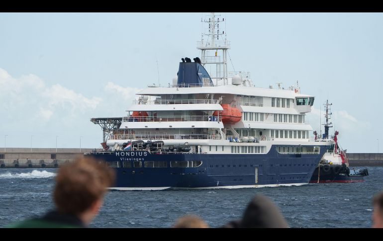 El crucero zarpó el pasado 1 de abril desde Ushuaia, Argentina, y hasta el momento se han contabilizado 11 casos probables que están relacionados con este brote. EFE / R.R
