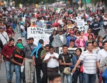 La CNTE definió el primer plan de su ruta de protesta que será definido totalmente el próximo 16 de mayo. EFE/ARCHIVO