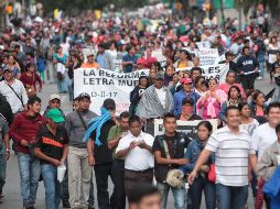 La CNTE definió el primer plan de su ruta de protesta que será definido totalmente el próximo 16 de mayo. EFE/ARCHIVO