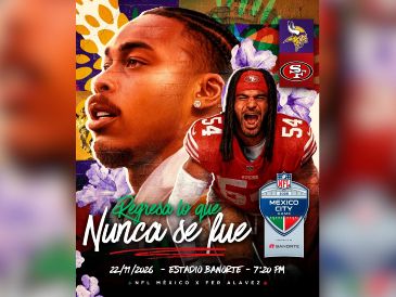 Con este anuncio, la NFL refuerza su presencia en México y deja claro que el país continúa siendo uno de sus mercados más importantes fuera de Estados Unidos. X / @nflmx