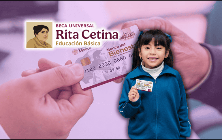 De acuerdo con la Coordinación Nacional de Becas para el Bienestar, la distribución de las tarjetas de pago de la Beca Rita Cetina para primaria comensará este mes. ESPECIAL/Banco del Bienestar