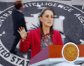 Sheinbaum calificó como "absolutamente falso" que personal de la CIA participe en operaciones en México fuera del marco legal. EFE / S. Gutiérrez / AFP / ARCHIVO
