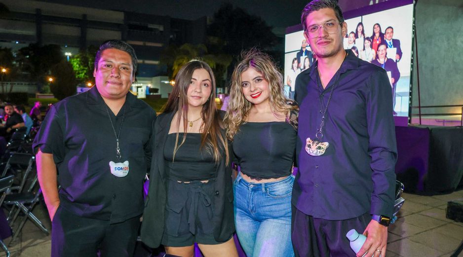 Omar Abdyel Ortiz, Elizabeth Villaseñor, Alexa Avelar y Ernesto López. GENTE BIEN JALISCO / Revista del 15 de mayo 2026