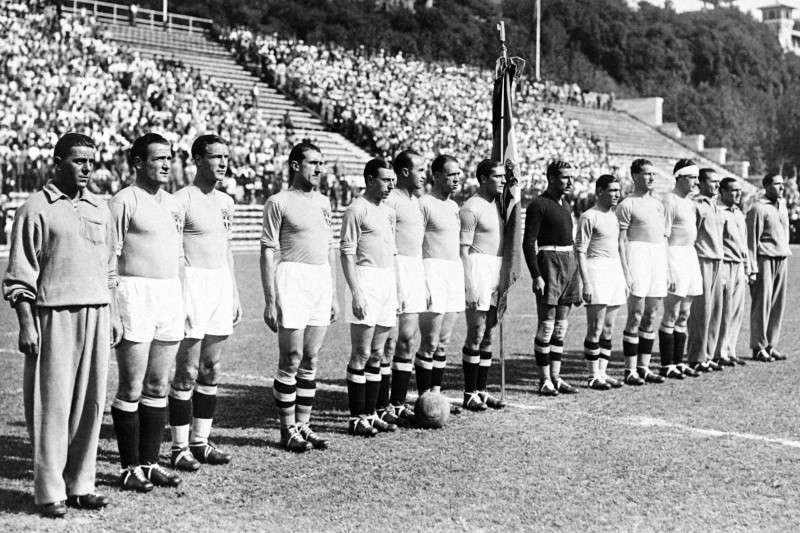 La Selección de Italia, anfitriona de la Copa Mundial de 1934, donde fue campeona. AFP / ARCHIVO