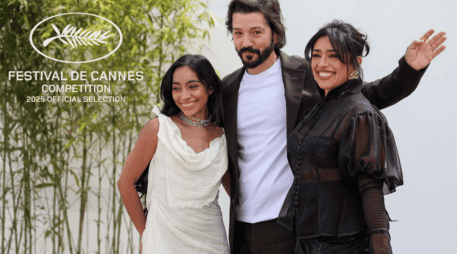 Luna subrayó el trasfondo migratorio de la historia y el deseo de que la película no se quede solamente en la emoción. ESPECIAL / IG / @diegoluna_