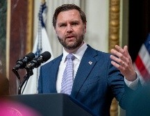 JD Vance subrayó que la administración Trump tiene un objetivo claro: que la República Islámica no obtenga un arma nuclear. EFE/D. Heuer