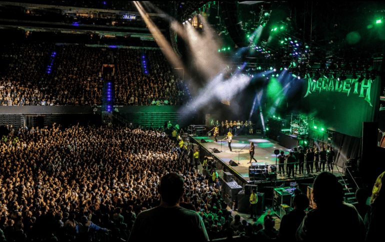 Megadeth convirtió la Arena Guadalajara en una ceremonia de potencia, caos y clásicos inolvidables. EL INFORMADOR/ A. Navarro