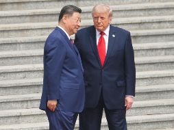 Donald Trump halagó a Xi Jinping, mientras que el líder chino fue cauto y frontal. EFE