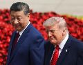 La reunión de trabajo en el primer día de la visita de Trump a Pekín duró algo más de dos horas y no se saldó con grandes anuncios o acuerdo. EFE/EPA/M. Shemetov