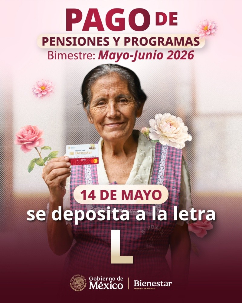 Este jueves 14 de mayo corresponde el turno a los derechohabientes cuyo primer apellido inicie con la letra 