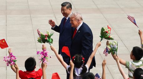 Xi Jinping y Donald Trump coincidieron en que Irán no debe desarrollar armas nucleares bajo ninguna circunstancia. EFE/M. Shemetov