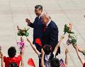Xi Jinping y Donald Trump coincidieron en que Irán no debe desarrollar armas nucleares bajo ninguna circunstancia. EFE/M. Shemetov