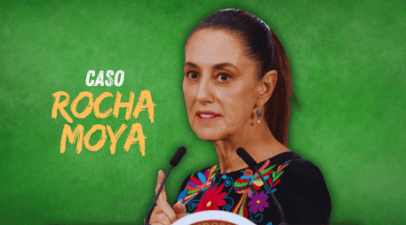 Sheinbaum pidió un juicio justo para el gobernador con licencia de Sinaloa, Rubén Rocha Moya, acusado por Estados Unidos de tener vínculos con el Cártel de Sinaloa. EFE / S. Gutiérrez
