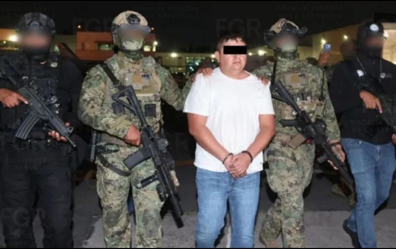 Flores Silva, de 45 años, es originario del estado de Michoacán y según las autoridades mexicanas se desempeñó como jefe de seguridad de Oseguera Cervantes. ESPECIAL/FGR