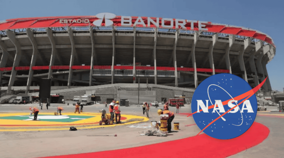 Mientras se prepara para recibir nuevamente la atención mundial en 2026, el recinto también enfrenta uno de sus desafíos más complejos: adaptarse a una ciudad cuyo suelo continúa transformándose lentamente bajo sus cimientos. EFE/M. Guzmán ESPECIAL/NASA