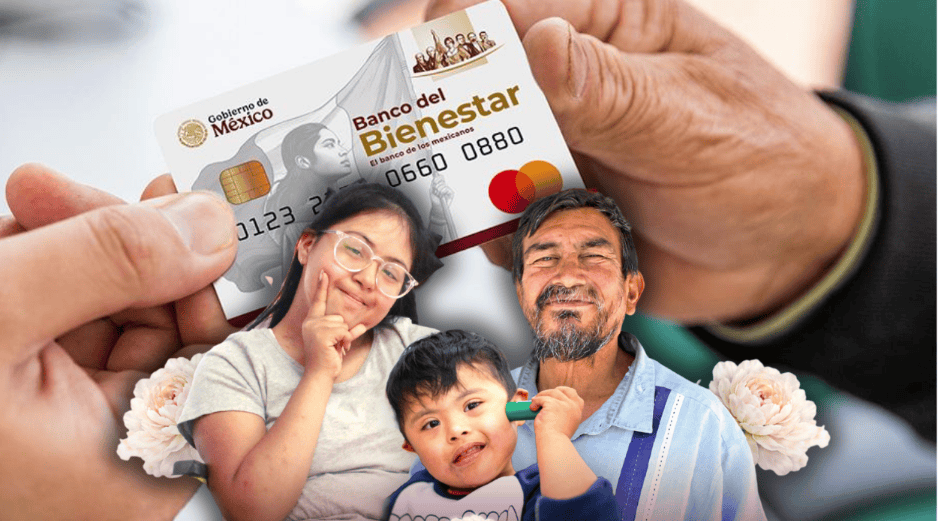 Con la tarjeta del Banco del Bienestar, los afiliados a la Pensión Bienestar de las Personas con Discapacidad pueden retirar efectivo en los cajeros automáticos. ESPECIAL/Gobierno de México
