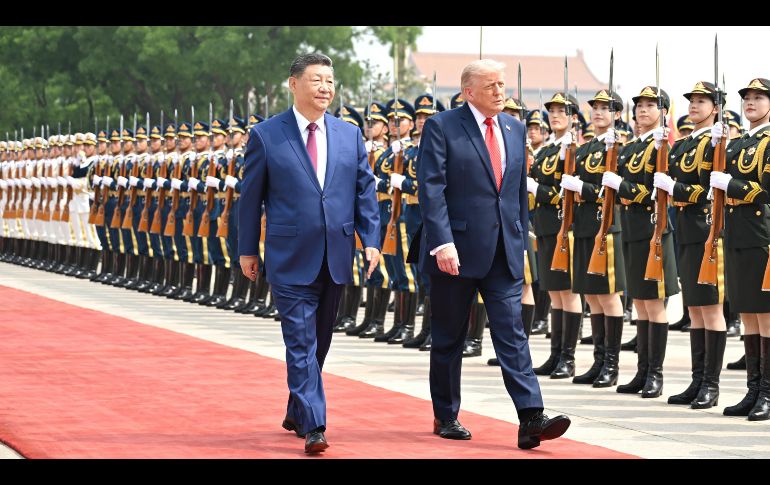 A pesar de las tensiones, Donald Trump y Xi Jinping se han mostrado cercanos y amables en todos los eventos oficiales. XIHUA/L. Xiang