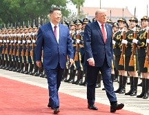 A pesar de las tensiones, Donald Trump y Xi Jinping se han mostrado cercanos y amables en todos los eventos oficiales. XIHUA/L. Xiang