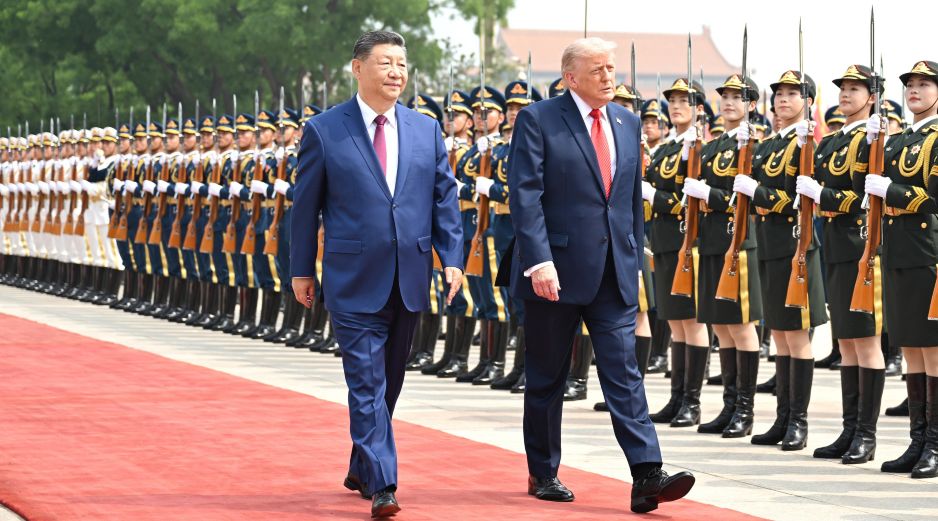 A pesar de las tensiones, Donald Trump y Xi Jinping se han mostrado cercanos y amables en todos los eventos oficiales. XIHUA/L. Xiang