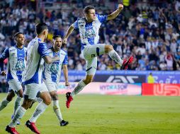 Oussama Idrissi comandó el triunfo de Pachuca sobre Pumas en la ida de las semifinales del Clausura 2026. IMAGO7.