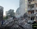 Rusia lanzó durante la madrugada de este jueves uno de los mayores ataques contra Kiev desde el inicio de la guerra, con cientos de drones y decenas de misiles que dejaron al menos 12 muertos y decenas de heridos. EFE / S. Dolzhenko