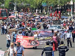 La movilización partirá a las 10:00 horas del Ángel de la Independencia con destino al Zócalo capitalino. SUN/Archivo