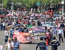 La movilización partirá a las 10:00 horas del Ángel de la Independencia con destino al Zócalo capitalino. SUN/Archivo