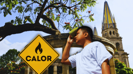 Quienes esperaban un respiro durante el sábado y el domingo tendrán que seguir lidiando con el intenso calor tapatío. ESPECIAL / CANVA