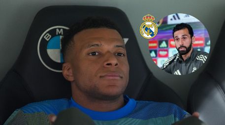 El frances Kylian Mbappé, del Real Madrid, observa desde la banca antes de un partido ante Real Oviedo, el jueves 14 de mayo de 2026; sus declaraciones tras el partido causarían una fuerte polémica. AP /Manu Fernández / EFE / ARCHIVO