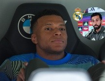 El frances Kylian Mbappé, del Real Madrid, observa desde la banca antes de un partido ante Real Oviedo, el jueves 14 de mayo de 2026; sus declaraciones tras el partido causarían una fuerte polémica. AP /Manu Fernández / EFE / ARCHIVO