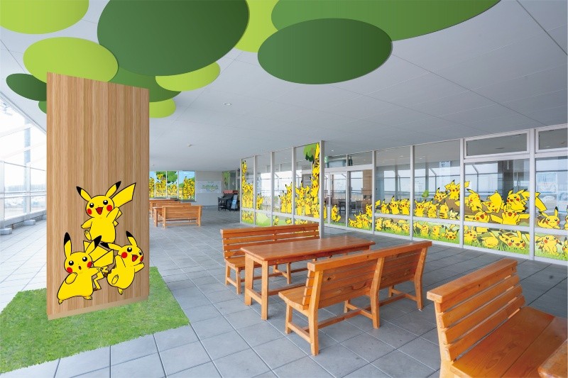 Aeropuerto Noto Satoyama Pokemon With You. EFE/ Gobierno de la pefectura deIshikawa.