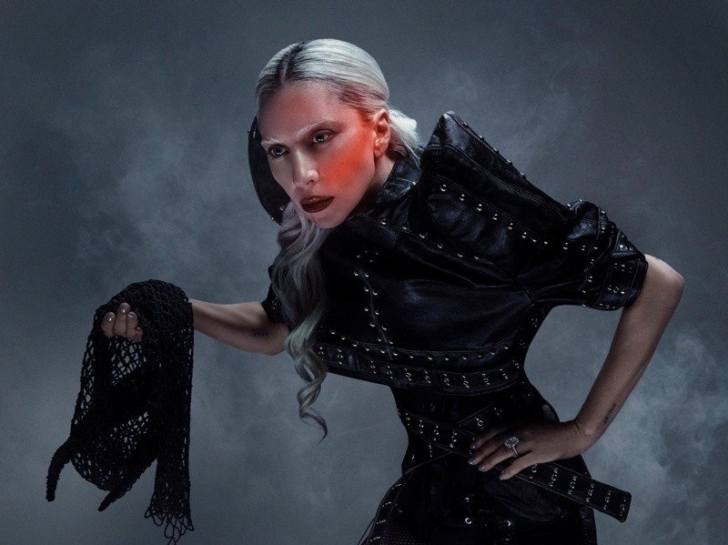 Fotografía cedida por Apple Music que muestra a la estrella estadounidense Lady Gaga quien presenta para Apple Music Live 'MAYHEM: Requiem