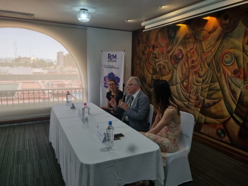 Carol Prieur, Sergio Alejandro Matos, y Valeria Galluccio. EL INFORMADOR/F. Salcedo&nbsp;