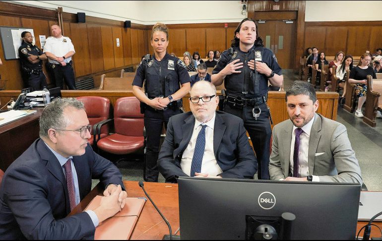 El ex productor de cine de Hollywood, compareció ante el Tribunal Supremo de Manhattan.. EFE