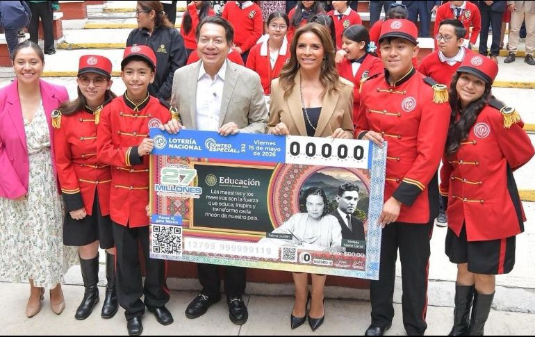 El billete del Sorteo Especial 312 reconoce al magisterio mexicano como una fuerza fundamental para la transformación, la igualdad y el futuro del país. X/lotenal